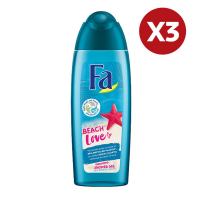 Fa 'Beach Love' Duschgel - 250 ml, 3 Pack