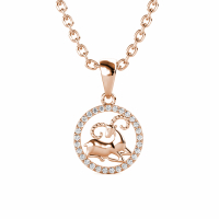 MYC Paris Women's 'Circlet Aries' Pendant with chain