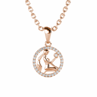 MYC Paris Women's 'Circlet Virgo' Pendant with chain