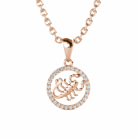 MYC Paris Women's 'Circlet Scorpio' Pendant with chain