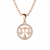 MYC Paris Women's 'Circlet Libra' Pendant with chain