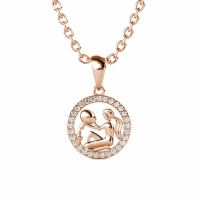 MYC Paris Women's 'Circlet Aquarius' Pendant with chain