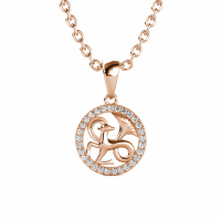 MYC Paris Women's 'Circlet Capricorn' Pendant with chain