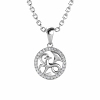 MYC Paris Women's 'Circlet Capricorn' Pendant with chain