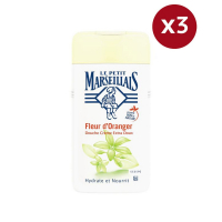 Le Petit Marseillais Gel Douche 'Fleur d'Oranger Extra Doux' - 250 ml, 3 Pack