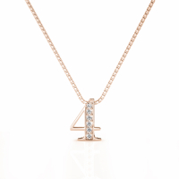 MYC Paris Women's 'Number 4' Pendant with chain