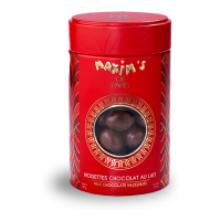 Maxim's Boîte métal noisettes chocolat lait