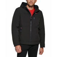 Tommy Hilfiger Men's Sherpa-Lined Softshell Hooded Jacket