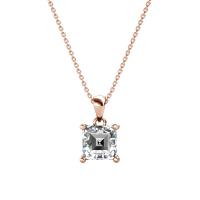 MYC Paris Women's 'Simple Square' Pendant with chain