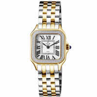 Gevril GV2 Milan Women's Silver Dial IPYG And Stainless Steel Watch