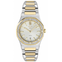 Gevril GV2 Palmanova Women's Silver Dial Two Tone Yellow Gold Watch