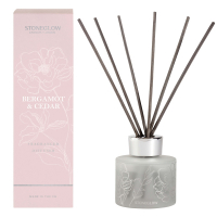 StoneGlow 'Day Flower Bergamot & Cedar' Reed Diffuser - 120 ml