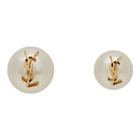 Saint Laurent Boucles d'oreilles 'Pearl' pour Femmes