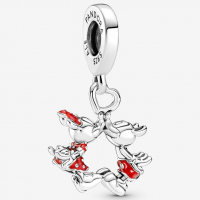 Pandora Women's 'Minnie And Mickey Mouse Kissing' Charm
