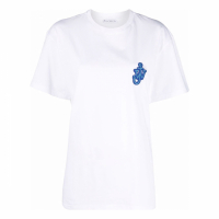 Jw Anderson Men's 'Anchor Logo-Patch' T-Shirt