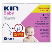 Kin 'Baby' Nasensauger + Nachfüllpackung - 2 Stücke