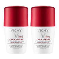 Vichy Déodorant Déodorant Clinical Control 96H - 50 ml, 2 Pièces