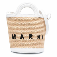 Marni Women's 'Embroidered-Logo' Bucket Bag