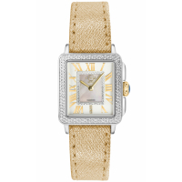 Gevril Women's Padova Silver Dial Yellow Gold Watch