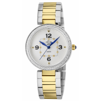 Gevril Women's Piemonte Stainkess Steel Case, White dial, Diamond Watch