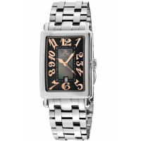 Gevril Women’s Ave of Americas Mini Stainless Steel Case,Black MOP Dial Watch