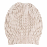 Brunello Cucinelli Bonnet 'Sequin-Embellished Ribbed' pour Femmes