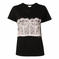 Alexander McQueen Women's 'Bustier' T-Shirt