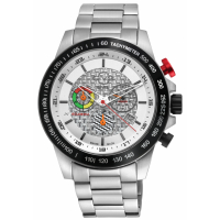 Gevril Men's Scuderia White Dial Chronograph Date Watch