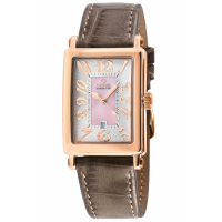 Gevril Women’s Ave of Americas Mini Rose Stainless Steel Case, Pink MOP Dial Watch