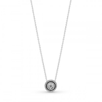 Pandora Women's 'Sparkling Double Halo' Necklace