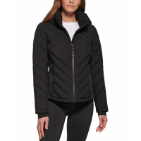 Calvin Klein Women's 'Side-Panel Hooded Packable Puffer Coat'