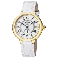 Gevril Women's Rome Silver Dial YG Watch