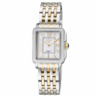 Gevril GV2 Padova Women's Silver Mop Dial Two Toned IPYG Bracelet Watch