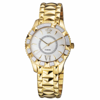 Gevril GV2 Venice Women's Mop IP Dial Yellow Gold Stainless Steel Watch