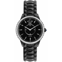 Gevril Women's Siena Black Dial Stainless Steel Watch