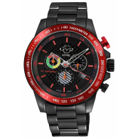 Gevril Men's Scuderia White Dial Chronograph Date Watch