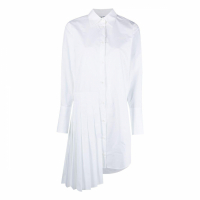 Off-White 'Asymmetric Pleated' Hemdkleid für Damen