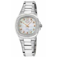 Gevril Women's Potente Diamond White MOP dial, 316L Stainless Steel Watch