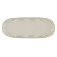 Easy Life Porcelain Serving Platter - Light Grey