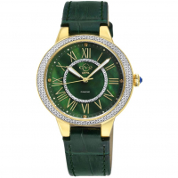 Gevril GV2 Astor II Women's Green Mop Dial IPYG Green Strap Watch