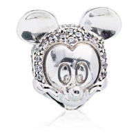 Pandora Charm 'Disney Shimmering Mickey Portrait' pour Femmes