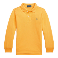 Ralph Lauren Kids Little Boy's 'Cotton Mesh Long-Sleeve Polo Shirt'