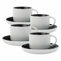 Maxwell & Williams Coffret De 4 Tasses À Thé Noir 250 Ml - Teinte