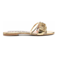 Moschino Women's 'Jewel Logo' Flat Sandals