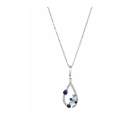 Diamond & Co 'Saphir Elixir' Halskette mit Anhänger für Damen