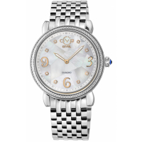 Gevril Women's Ravenna SS Case, White MOP Dial, 316L Stainless Steel Bracelet Watch