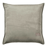 Biancoperla Gemma Velvet Cushion, Grey