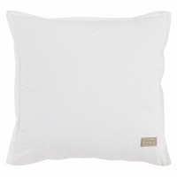 Biancoperla Cloe White Cotton Cushion
