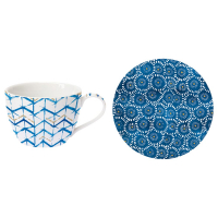 Easy Life Porcelain Tea Cup & Saucer 240 Ml. Shibori 2