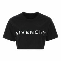 Givenchy Women's 'Logo' Crop T-shirt